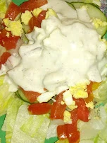Salad and Potato Soup